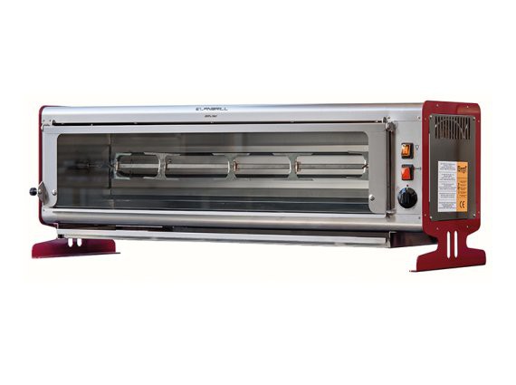 Girarrosto elettrico Elba 6/P 2 aste cm.54.3 per 6 polli.